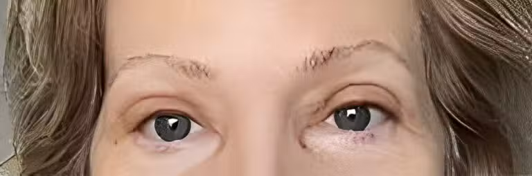 After Image: Upper Lid Blepharoplasty - front