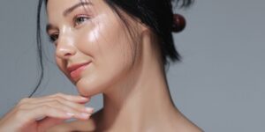 Woman after Botox in Providence, RI