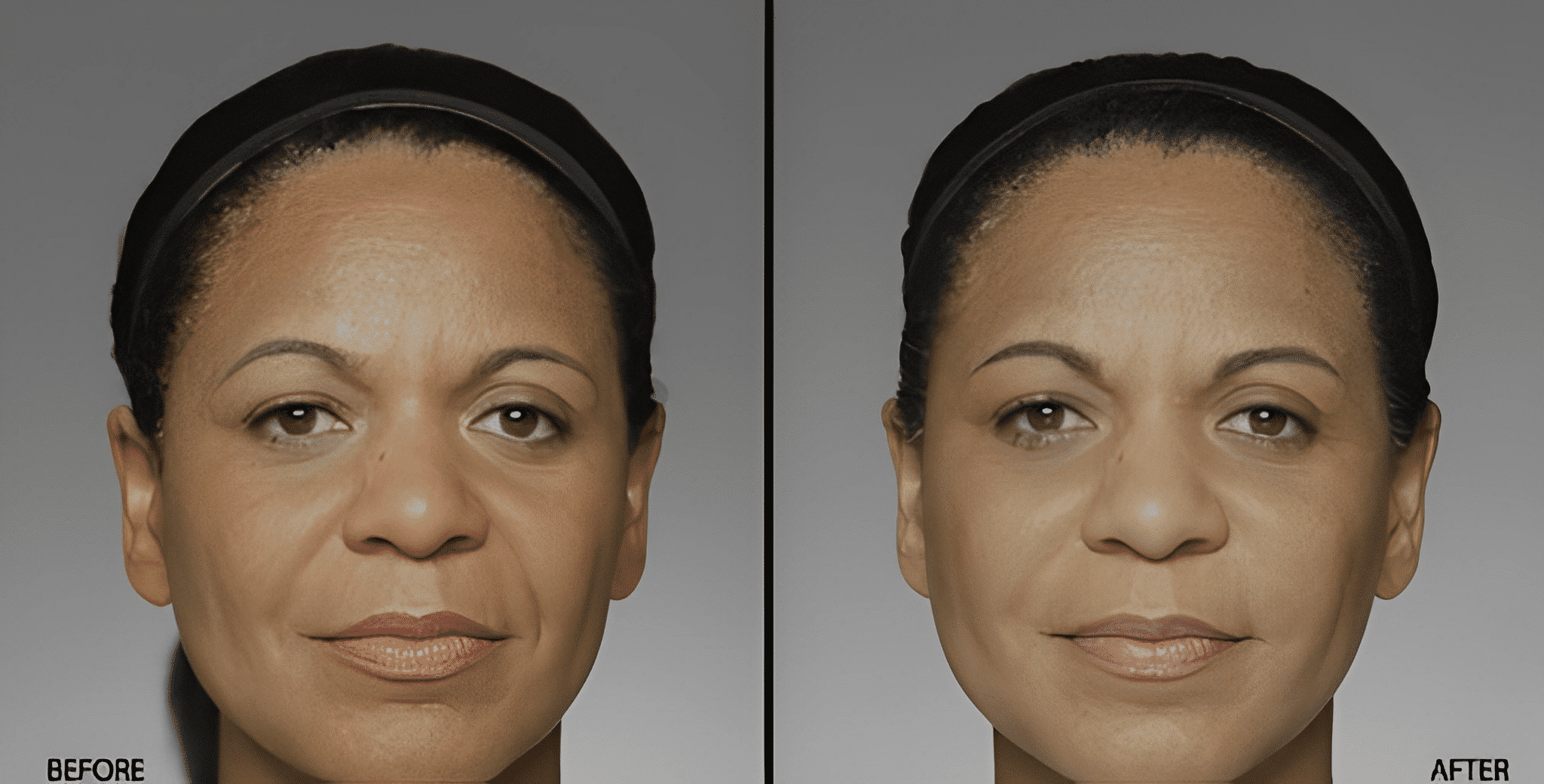 Before and after Restylane treatment by Dr. Rizzuto
