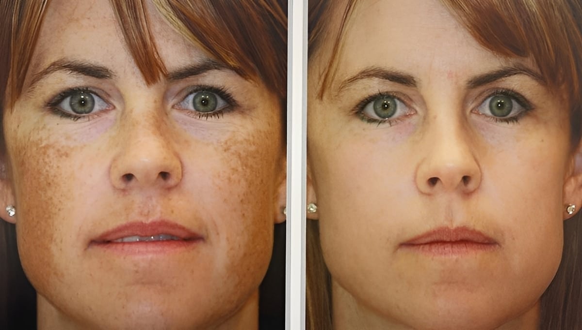 B A(1) before and after Forever Young BBL Treatment Middletown RI